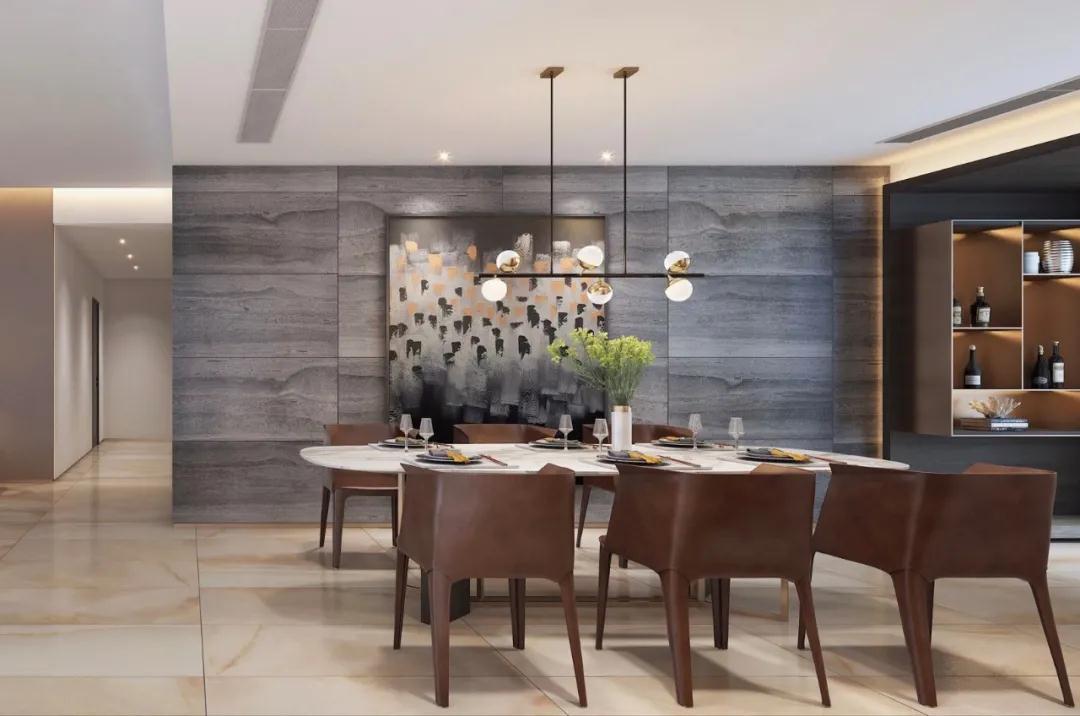 珠海室內設計馬思| 337m2大平層,輕奢的高級質感